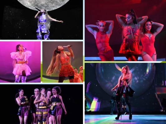 ¡Wow! Ariana Grande cambia de outfit 6 veces en el mismo concierto