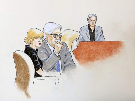 Denver, CO - HereâÃôs a sketch of Taylor Swift as she appeared in court on Friday (August 11). Taylor is pictured as Ryan Kliesch, a friend and former colleague of alleged ass groper David Mueller gave evidence. Also pictured is Greg Dent, TaylorâÃôs former bodyguard and Shannon Melcher, David MuellerâÃôs ex girlfriend, who all gave evidence.Pictured: Taylor Swift, Attorney, Andrea SwiftBACKGRID USA 11 AUGUST 2017 BYLINE MUST READ: GLH / BACKGRIDUSA: +1 310 798 9111 / usasales@backgrid.comUK: +44 208 344 2007 / uksales@backgrid.com*UK Clients - Pictures Containing ChildrenPlease Pixelate Face Prior To Publication* Denver, CO - HereâÃôs a sketch of Taylor Swift as she appeared in court on Friday (August 11). Taylor is pictured as Ryan Kliesch, a friend and former colleague of alleged ass groper David Mueller gave evidence. Also pictured is Greg Dent, TaylorâÃôs former bodyguard and Shannon Melcher, David MuellerâÃôs ex girlfriend, who all gave evidence.Pictured: Taylor Swift, Attorney, Andrea SwiftBACKGRID USA 11 AUGUST 2017 BYLINE MUST READ: GLH / BACKGRIDUSA: +1 310 798 9111 / usasales@backgrid.comUK: +44 208 344 2007 / uksales@backgrid.com*UK Clients - Pictures Containing ChildrenPlease Pixelate Face Prior To Publication*
