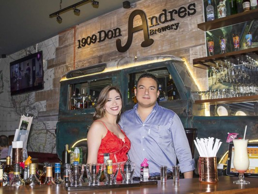 El cóctel de apertura de Don Andrés Brewery