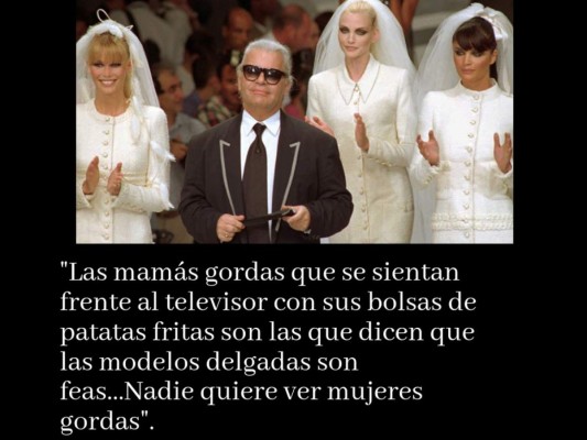 Las frases excéntricas de Karl Lagerfeld