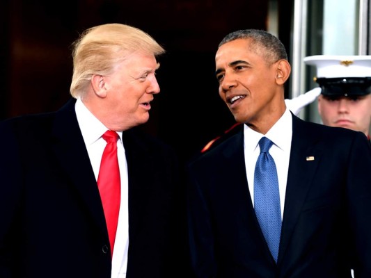 Obama recibe a Trump en la Casa Blanca