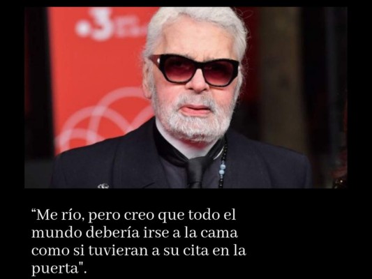 Las frases excéntricas de Karl Lagerfeld