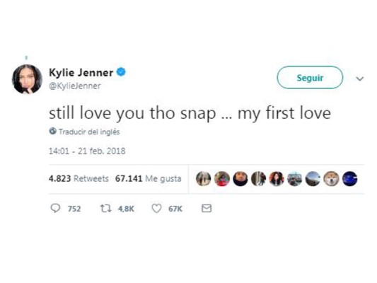Kylie Jenner hace perder a Snapchat millones de dólares por uno de sus tweet
