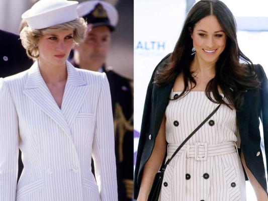 12 veces en las que Meghan Markle ha inspirado sus looks en la Princesa Diana
