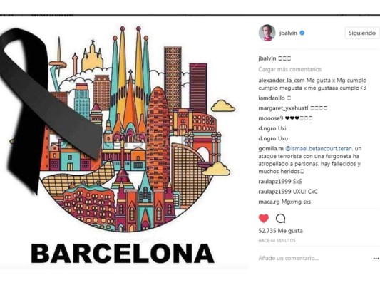 Las celebridades del mundo en solidaridad con Barcelona
