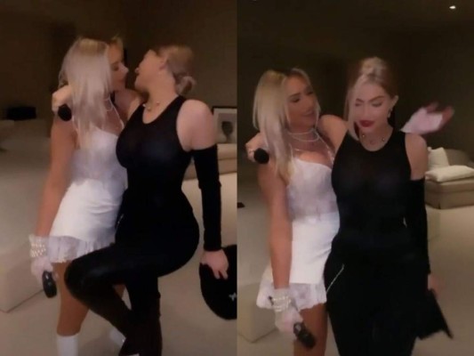 Kylie Jenner y Stassie Karanikolaou se disfrazan de Britney y Madonna
