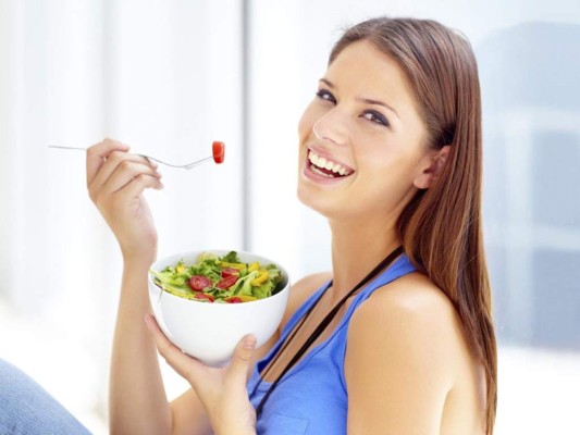 A Generic Photo of a woman enjoying a salad. See PA Feature WELLBEING Super Salads. Picture credit should read: PA Photo/thinkstockphotos. WARNING: This picture must only be used to accompany PA Feature WELLBEING Super Salads. A Generic Photo of a woman enjoying a salad. See PA Feature WELLBEING Super Salads. Picture credit should read: PA Photo/thinkstockphotos. WARNING: This picture must only be used to accompany PA Feature WELLBEING Super Salads.