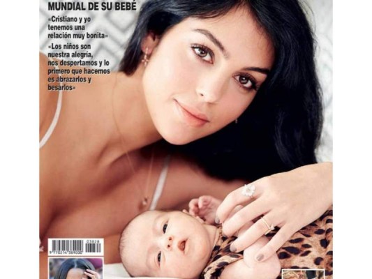 Georgina Rodriguez y Cristiana Ronaldo presentaron a su hija Alana Martina