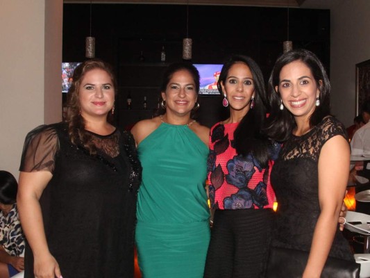 Stephanie Musleh, Tatiana Bendeck, Nadia Boadla y Johana Zedan.