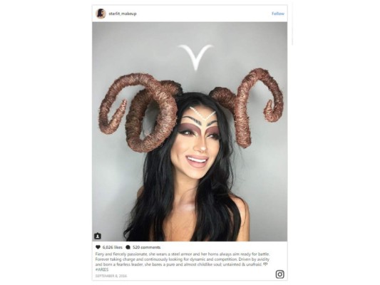 Instagrammer crea el maquillaje de cada signo zodiaco