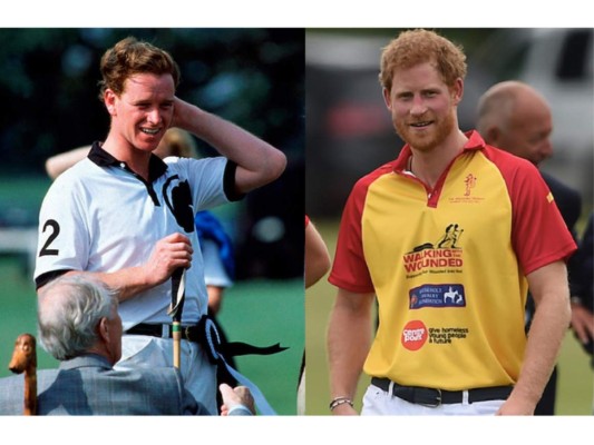 5 fotos que te mostraran los parecidos entre el Principe Harry y James Hewitt