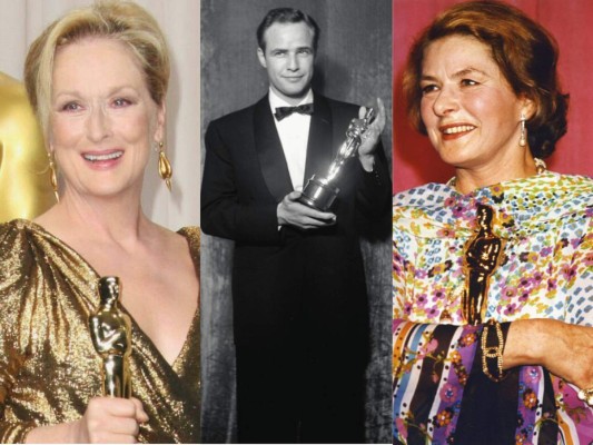 ¿Quiénes son las actrices y actores con más premios Óscar?