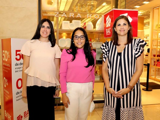 Nadia Sagastume, Cristha Maradiaga y María José Lacayo