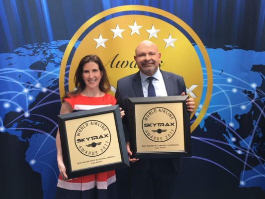 Copa Airlines es reconocida en los World Airline Awards
