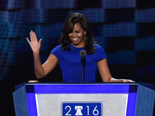 Michelle Obama conquista en discurso