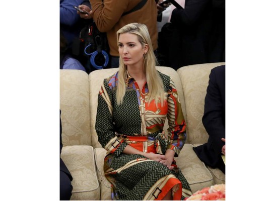 Ivanka Trump luce un vestido de la temporada pasada de Zara
