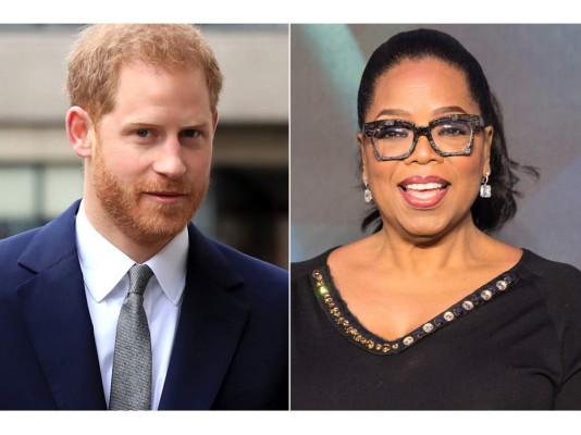 El Príncipe Harry y Oprah Winfrey están trabajando en una serie sobre salud mental