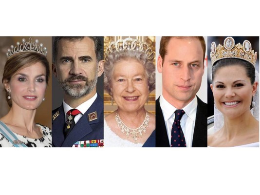 Niños de ayer, y ' Royals' de hoy así lucían algunos famosos del mundo real.