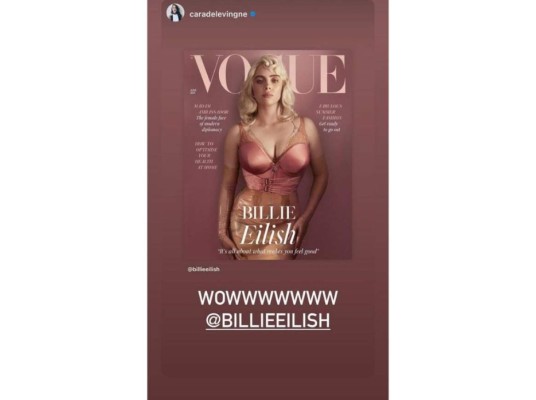 Celebridades reaccionan a la portada de Billie Elish para Vogue