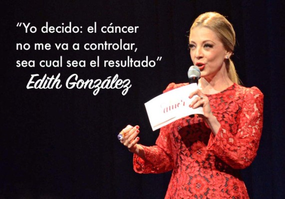 Edith Gonzáles ganó la batalla contra el cáncer