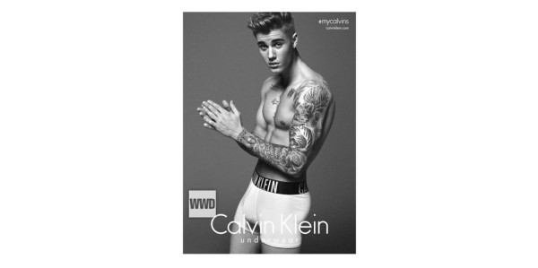 Justin Bieber, imagen de Calvin Klein