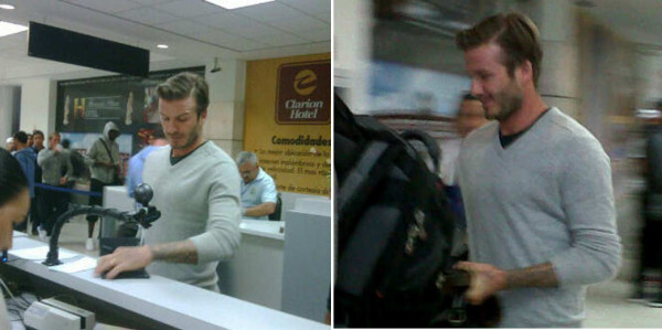 David Beckham está en Honduras