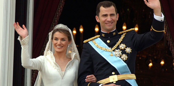 El Príncipe Felipe y la Princesa Letizia