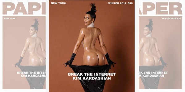 Kim Kardashian al desnudo