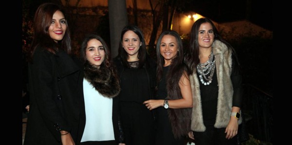 Carmen Danzilo, Melisa Avilés, Elisa Serrano, Alejandra Molina y Camila Reina