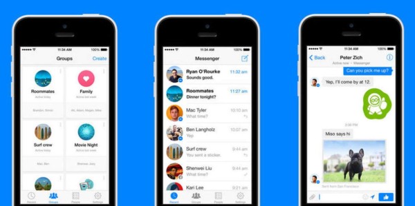 Mejoras para Facebook Messenger en iOS
