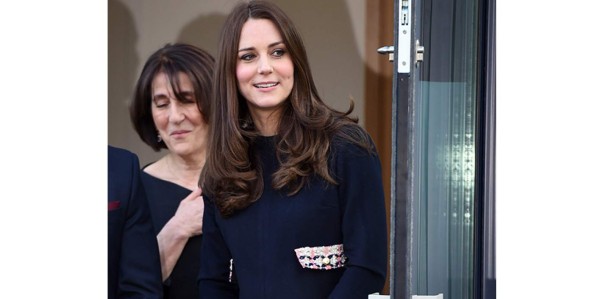 Kate Middleton, radiante en pleno embarazo