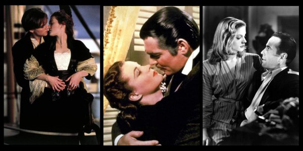 Los besos de Titanic, Gone with the wind y To have and have note, entre los 25 mejores besos de la historia cinematográfica.