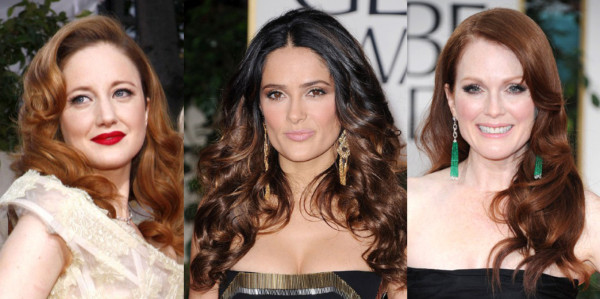 Hairstyles de los Golden Globe 2012