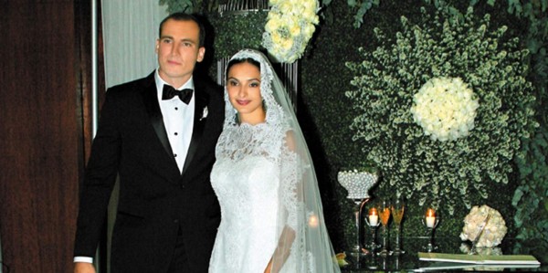 Los recién casados, William Kattán y María Fernanda Bendeck