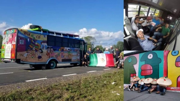 Los mexicanos que compraron un autobús para ir a Rusia 2018