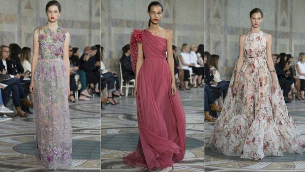 Vestidos para una boda de día diseñados por Giambattista Valli.