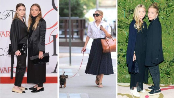 2. No solo los tacones se ven elegantesDesde flats, sandalias, hasta tenis; las gemelas Olsen nos demuestran cómo combinar zapatos bajos de forma elegante.