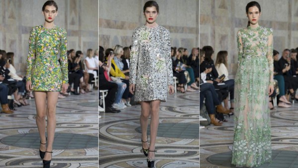 Vestidos para una boda de día diseñados por Giambattista Valli.