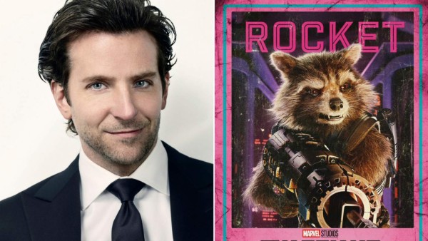 Bradley Cooper es la voz detrás de Rocket en las películas de Guardians of The Galaxy.