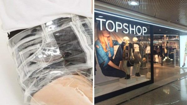 Topshop lanza nuevo jeans de plástico