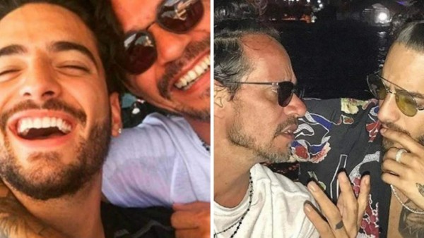 La polémica del beso de Maluma y Marc Anthony