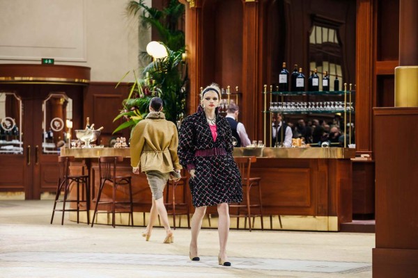 La atmósfera en el fashion show de Chanel