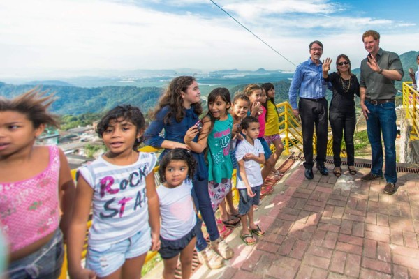 El príncipe Harry y su visita a Brasil