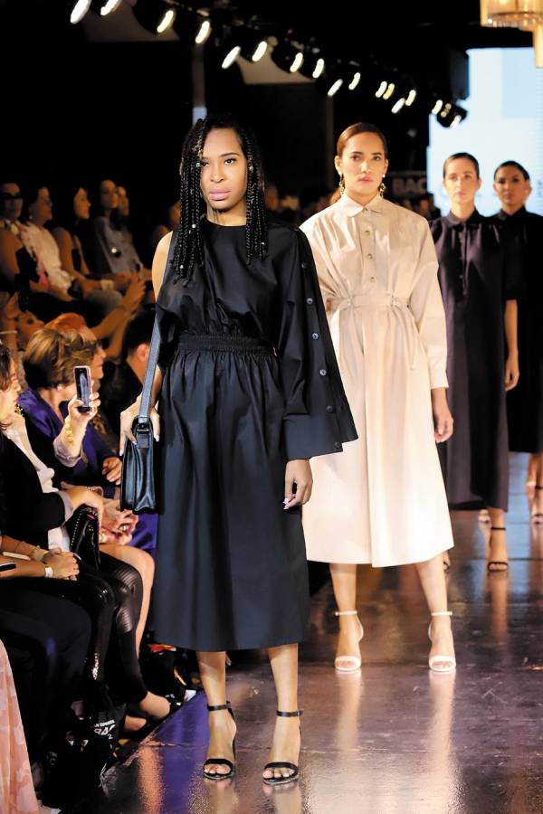 La colección presentada en Estilo Moda 2019, con pinceladas de beiges y negro La colección presentada en Estilo Moda 2019, con pinceladas de beiges y negro