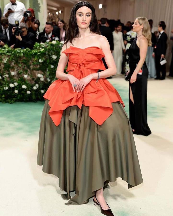 Sarah Pidgeon durante la MET Gala 2024. Sarah Pidgeon durante la MET Gala 2024.