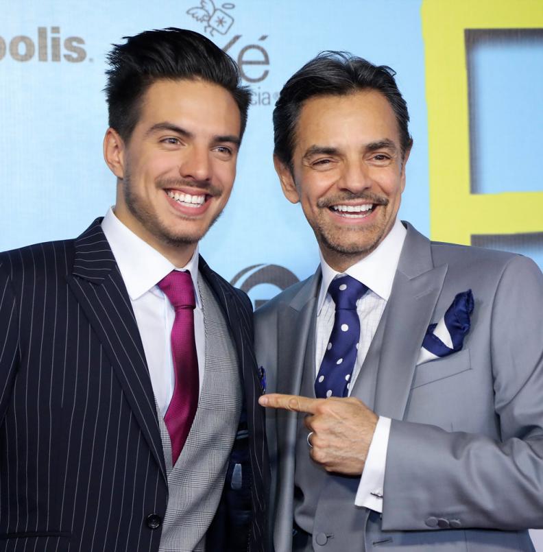 Vadhir y Eugenio Derbez. Vadhir y Eugenio Derbez.