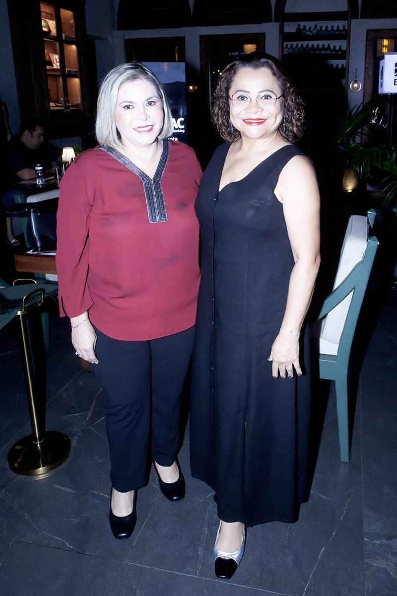 Jackeline Gutiérrez y Mirna Pérez.