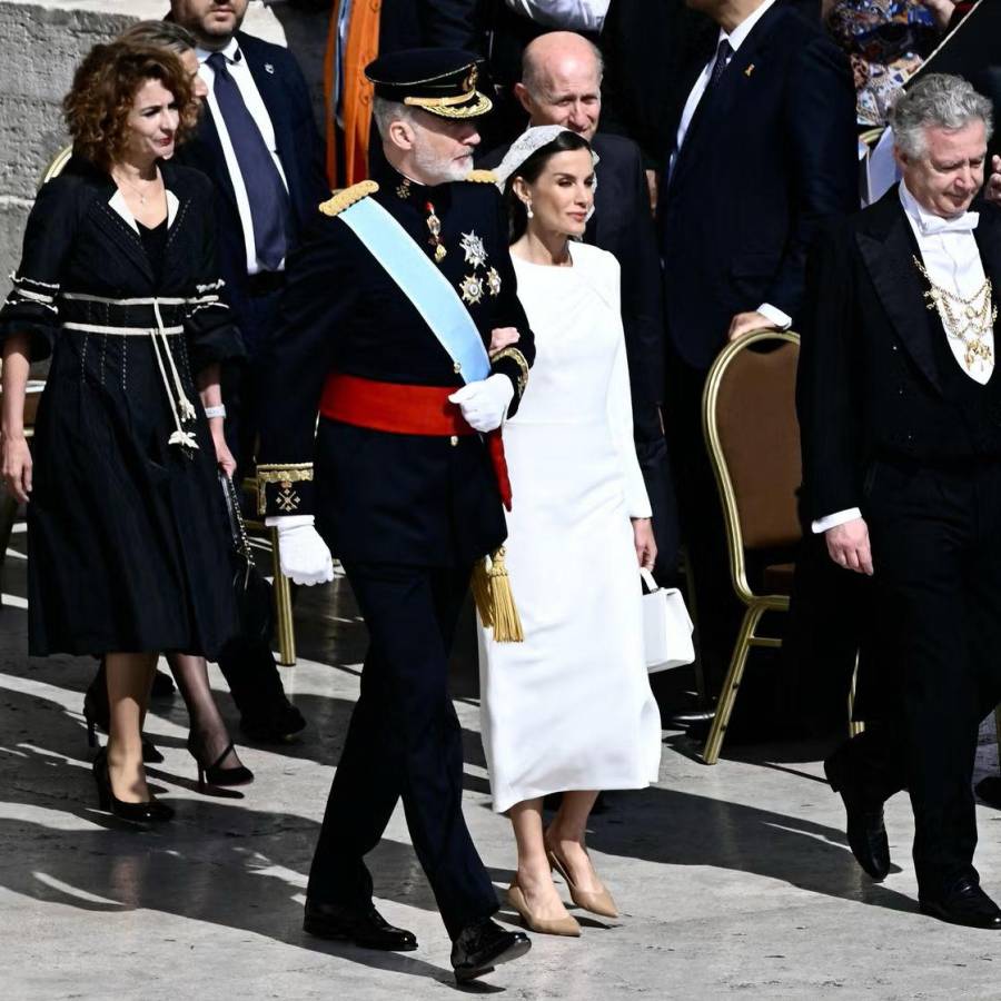 Los reyes Felipe y Letizia en el Vaticano. Los reyes Felipe y Letizia en el Vaticano.