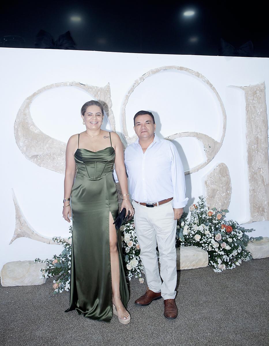 Karin Lobo y Germán Palma.