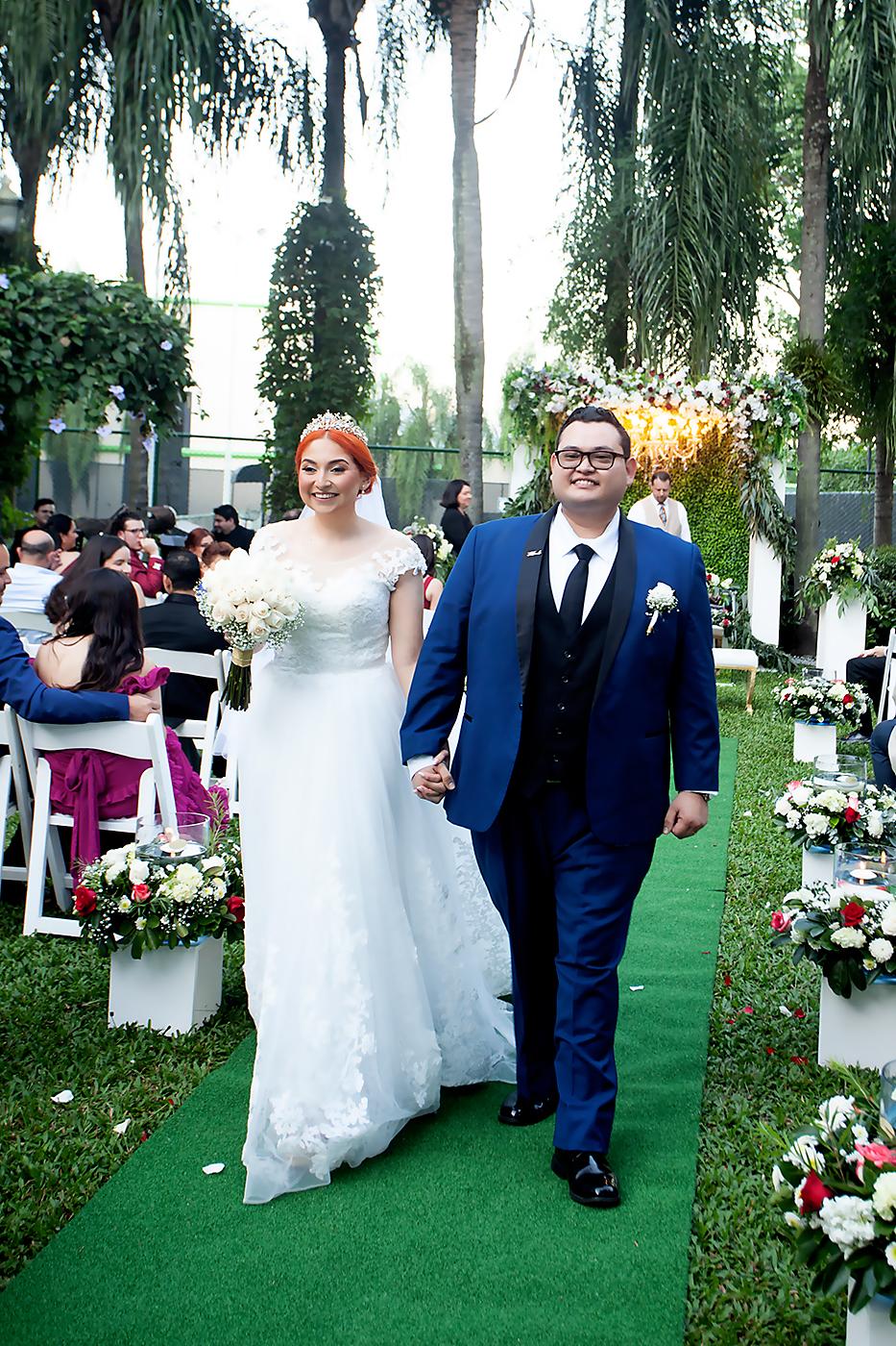 Así fue boda de Douglas Flores y Annie Rivera